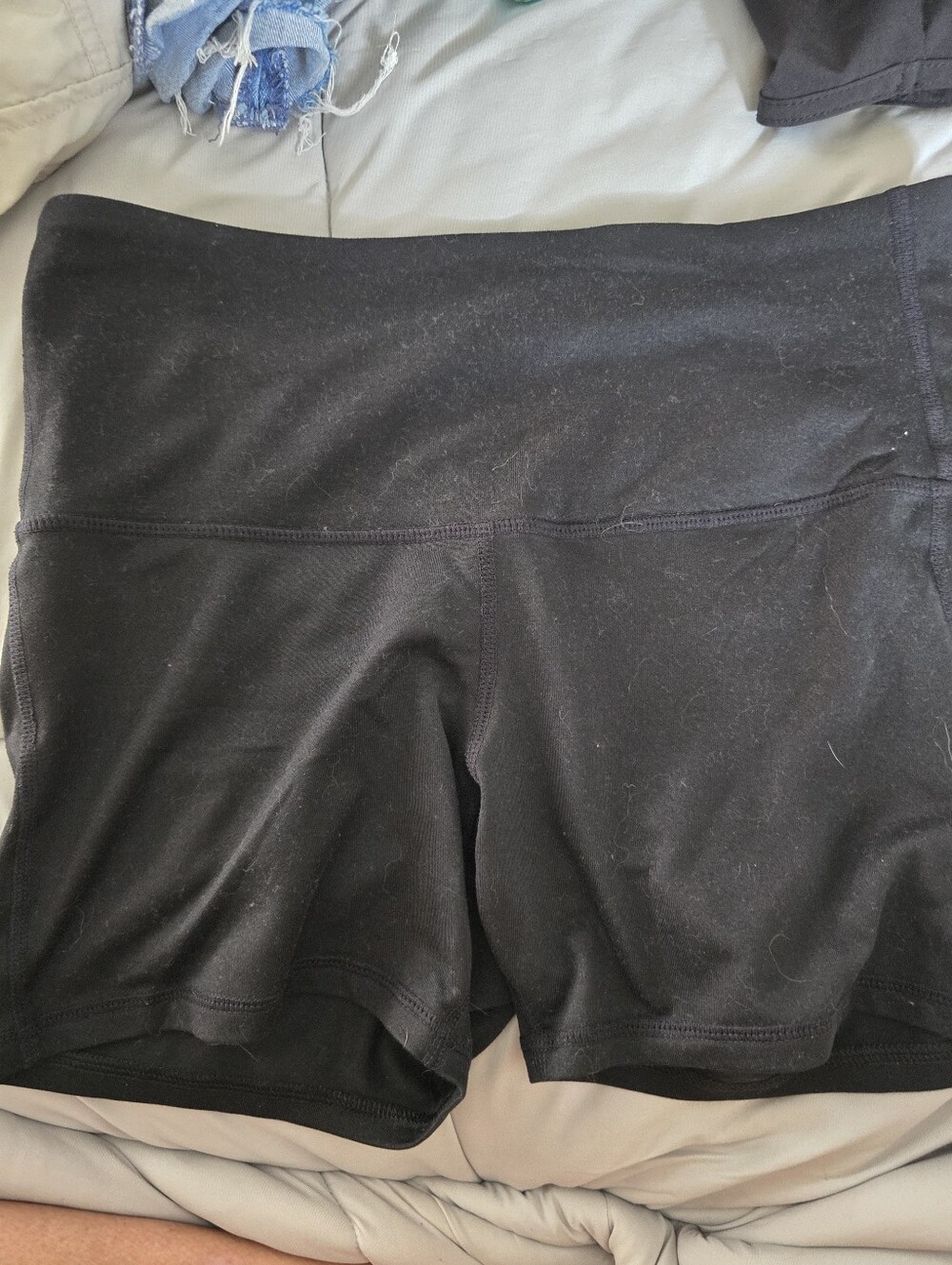 Women’s Champion Black High-Waist  Performance/ Bike Shorts